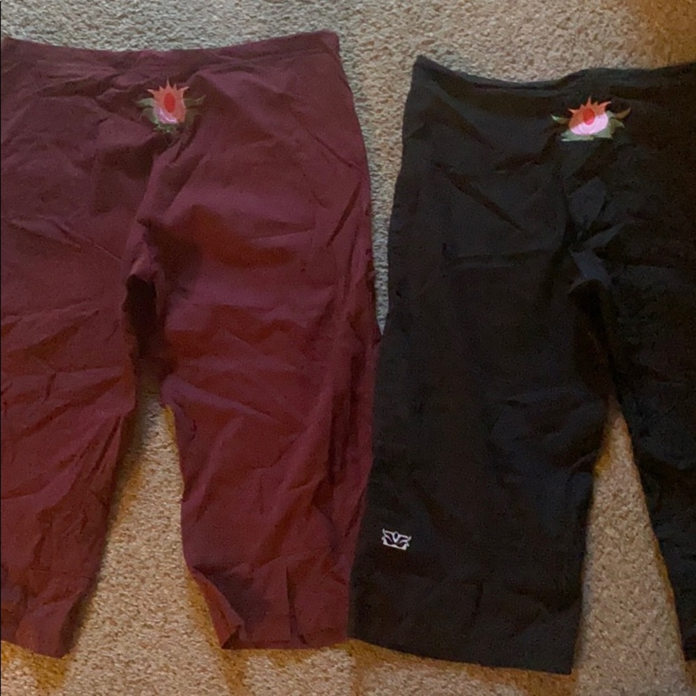 Be Present yoga capris.